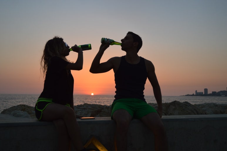 맥주마심